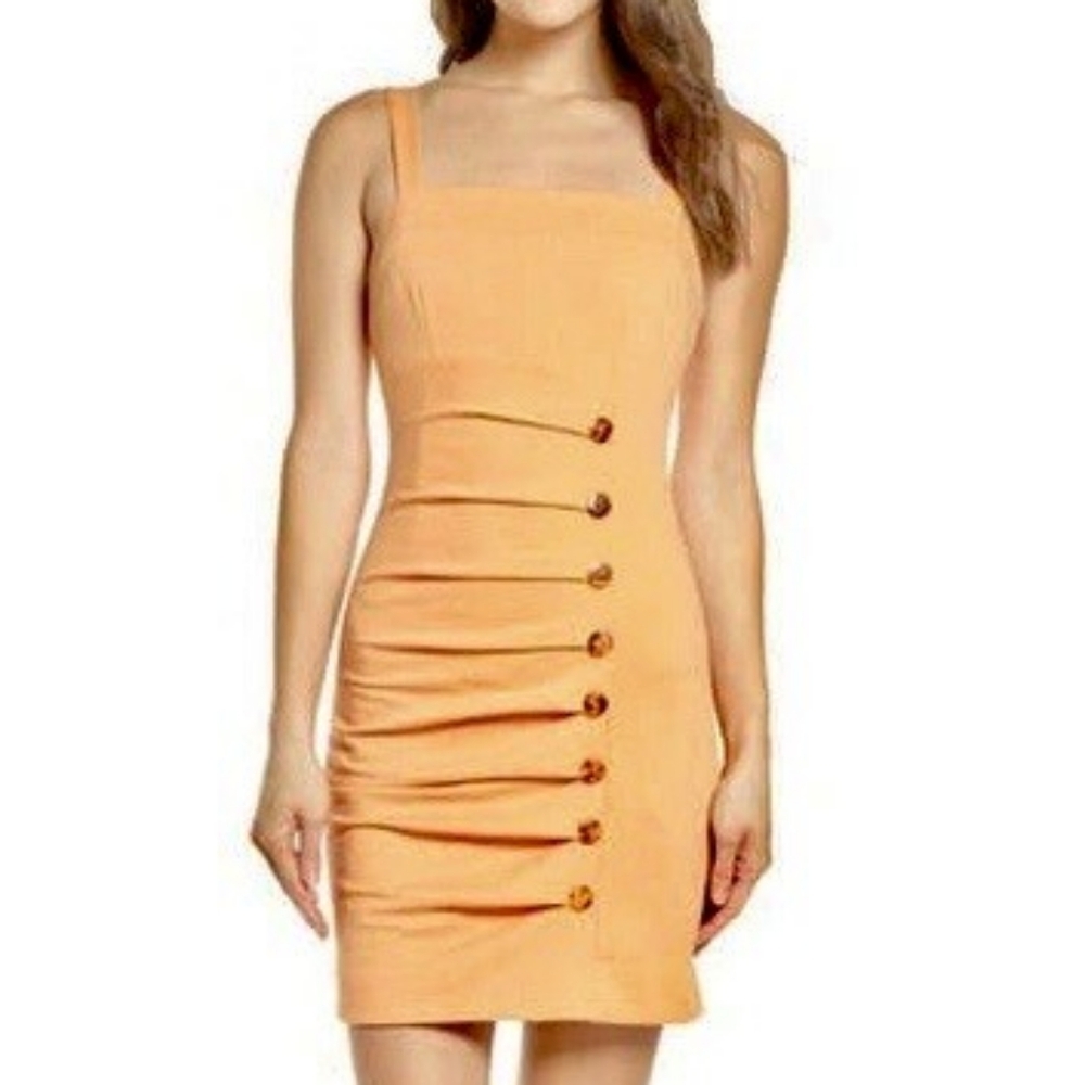 Finders Keepers Effy Ruched Mini Dress